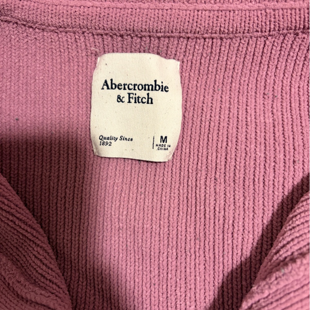 Abercrombie & Fitch Mauve Collar Neck Sweater - Picture 3 of 4